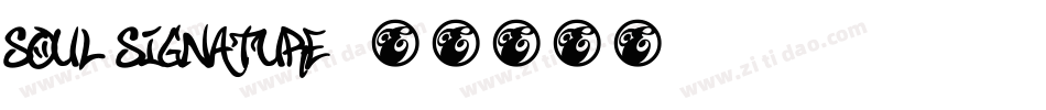 Soul Signature字体转换
